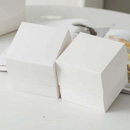 3 Inch Pastry Mousse Cake Packing Box Dessert French Pastry Cut Baking Box