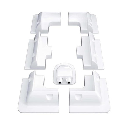 7PCS Solar Panel Corner Mounting Brackets Kit Vehicle Roof Mount Caravan Boat RV - Aimall