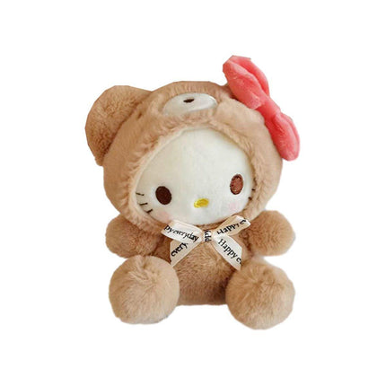 My Melody Cute Plush Doll Car KeyChain Backpack Small Pendant Stuffed Toy Gift AU - Aimall