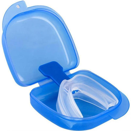 2 Set Anti Snore Stop Snoring Sleep Apnea Mouthpiece Tray Stopper Mouthguard - Aimall