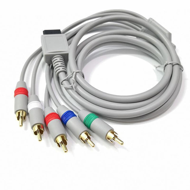 HDTV 5 RCA Component HD TV Audio Video Cable for Nintendo Wii amp WiiU U Console - Aimall