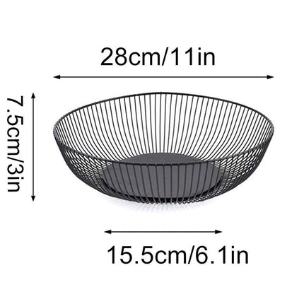 Multi Functional Wire Storage Basket Fruit Vegetable Holder for Kitchen Counter