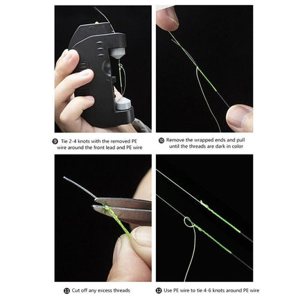 Electric Knotter Leading Line Tying Device Outdoor Fishing Subknotter Gear Tool