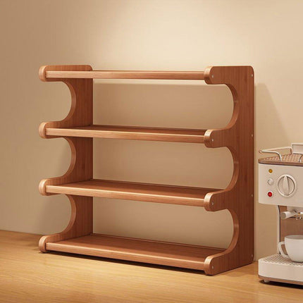 Multi-Layer Desktop Cup Organiser Shelf for Countertop Storage Organisation