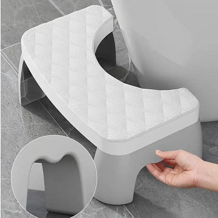 Toilet Stool Anti-Slip Bathroom Footstool for Home Use with Stable Support Design