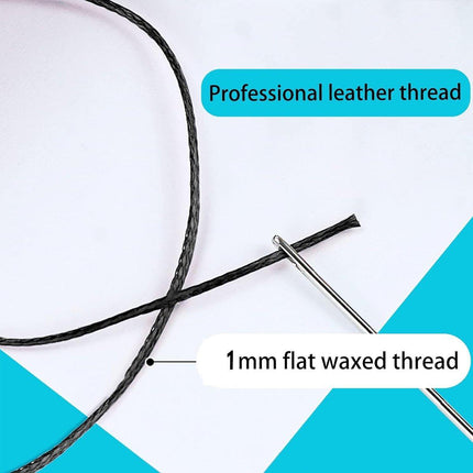 260m 150D Leather Sewing Waxed Thread Hand Stitching Craft Repair Cords 4Colours