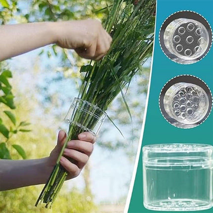 Spiral Ikebana Stem Holder Ring Vases Flower Bouquet Floral Arranger Tool DIY