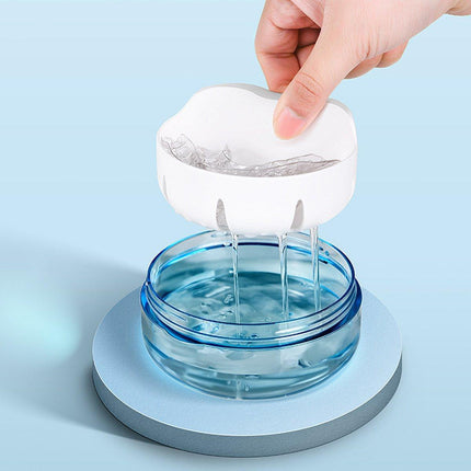 Denture Case Retainer Soaking Box Dental Braces Storage Organizer Travel Holder
