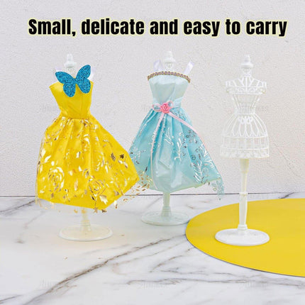 10PCS Doll Model Display Stand Hollow Out Handmade DIY Wedding Dress Design