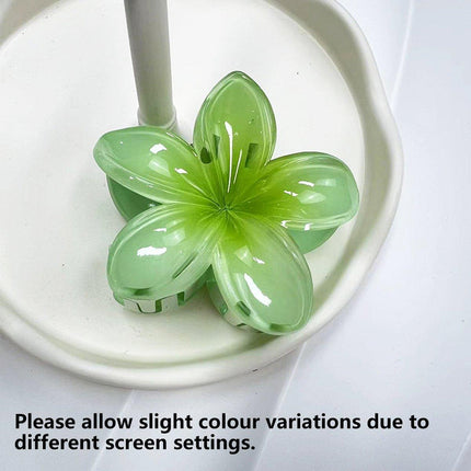 12pcs Gradient Candy Colour Flower Hair Clips Stylish Accessories for Women