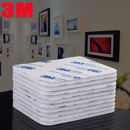 Square 55 x 45 x 3mm 3M Double Sided Foam Sticker Tape Self Adhesive Pads - Aimall