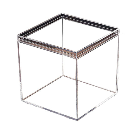 10pcs Clear Acrylic Plastic Boxes Square Storage Containers for Food  Small Item