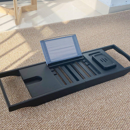 Expandable Anti-Slip Bathtub Storage Rack Adjustable Household Bath Shelf