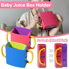 Adjustable Folding Juice Box Holder No-Squeeze Cup for Little Ones 2-Pack