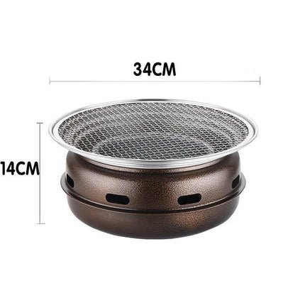Multifunctional Charcoal Barbecue Grill Household Korean BBQ Grill Port - Aimall