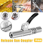 Grease Coupler Heavy-Duty Quick Release Grease Gun Coupler NPTI/8 10000PSI