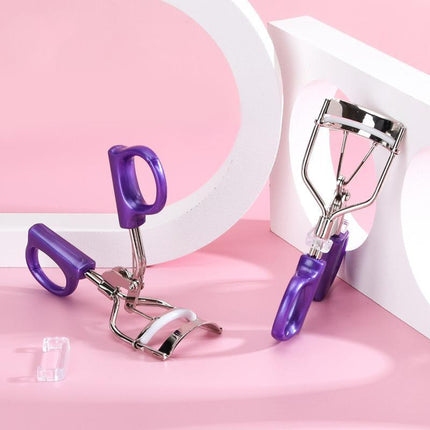 2024 Professional Handle Eyelash Curler Makeup Tool Easy Grip Long Lasting Curl - Aimall