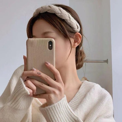 Women Ladies Twist Braid Hairband Wide Hairband Hoop Accessories Head Band Party - Aimall
