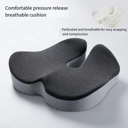 Slow Rebound Memory Foam Seat Cushion Office Chair Pad for Sedentary Hip Support