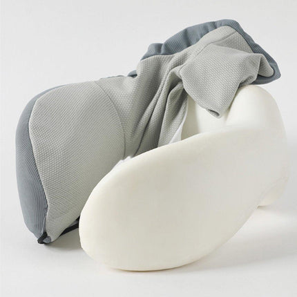 Memory Foam U Shaped Neck Pillow Travel Portable Office Nap Support Pillow