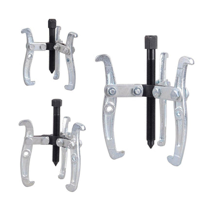 3PCS Bearing Gear Hub Puller Remover Tool Drop Forged Reversible Jaws Separator - Aimall