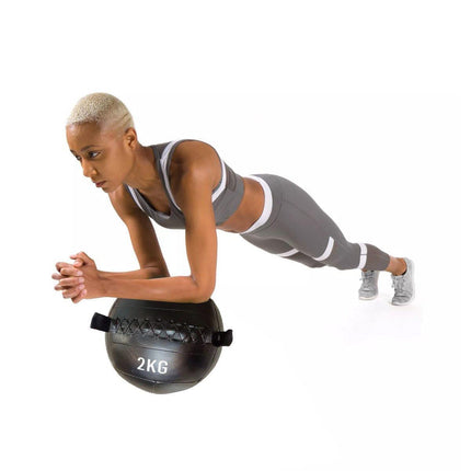 Non-Elastic Soft Squat Wall Ball for Solid Gravity and Balance Training Workouts