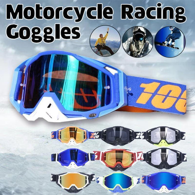 Motorcycle Racing Goggles Motocross Mx Mtb Atv Utv Dirt Bike Off-Road Eyewear Au - Aimall