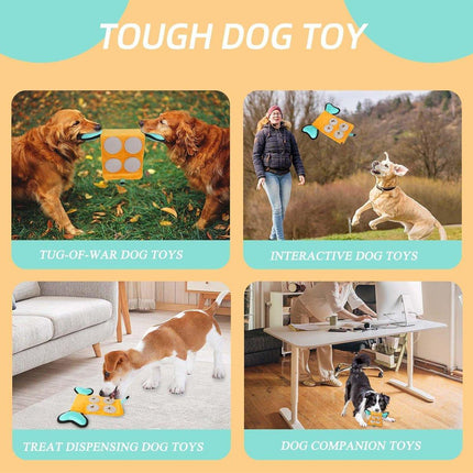 Interactive Dog Puzzle Toys Food Dispensing Stress Relief Hidden Treat Training
