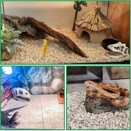 1kg Natural Corn Cob Bedding for Reptiles Small Animal Safe Habitat