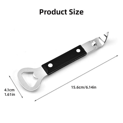 4pcs Stainless Steel Bottle Opener Double Head Can Opener Kitchen Tools Set
