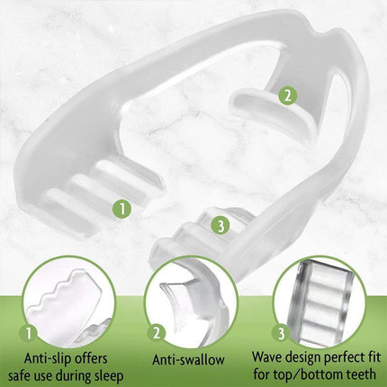 Teeth Protector Dental Mouth Night Guard Tooth Grinding Bruxism Grind Sleep - Aimall