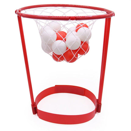 Outdoor Head Basketball Toy Fun Toss Game Hoop for Party and Group Activities