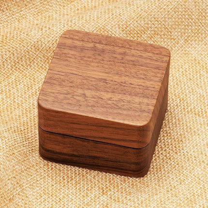 Wooden Jewelry Box Ring Holder Trinket Storage Organizer Keepsake Case Gifts