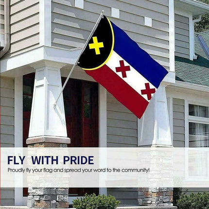 150x90CM Lmanburg Flag Dream SMP Freedom Lmanberg Flag with Brass Grommet - Aimall