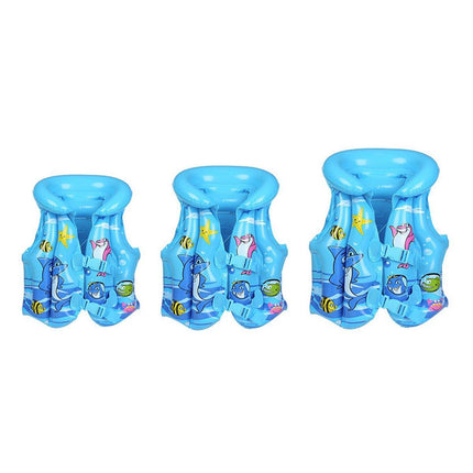Inflatable Swim Vest with Buoyancy Support for Water Activities and Training Use
