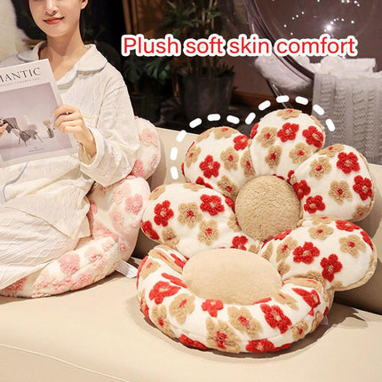 Cute Soft Seat Cushion Flower Shaped Lazy Sofa Pad for Office Chairs and Home Use