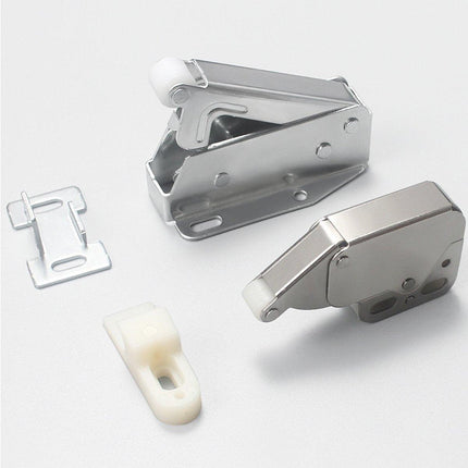 5 Sets Cabinet Door Latch Elephant Trunk Auto Rebound Wardrobe Pusher Catch Kit
