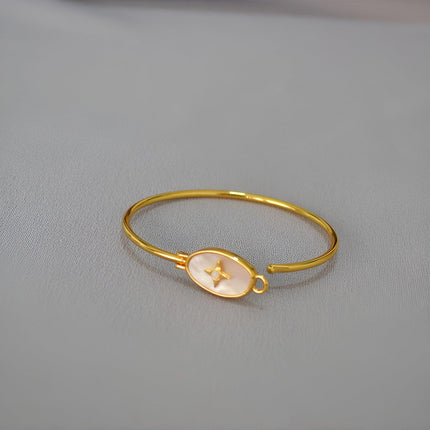 Simple White Colourful Openable Thin Bracelet Women Fashion Jewelry Accessory