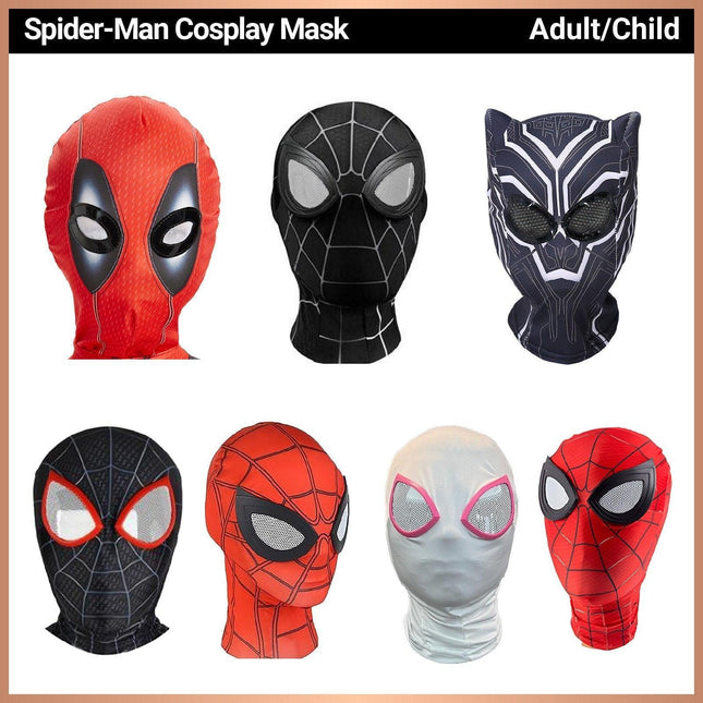 Halloween Cosplay Mask Gwen Steel Expedition Cos Children Adult Stage Performance Spider Headset Man