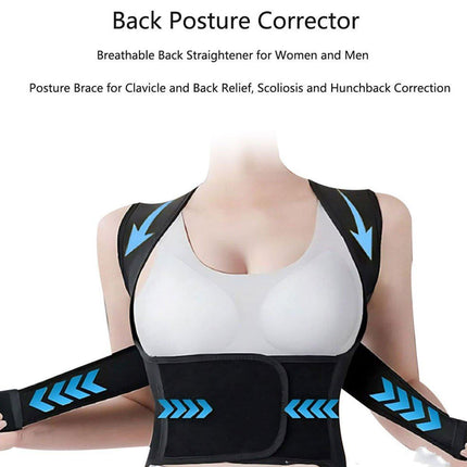 Adjustable Back Posture Corrector Support Belt for Unisex Hunchback Correction