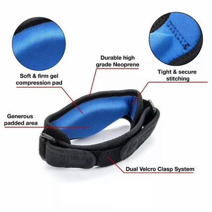 AOLIKES® Adjustable Elbow Support Strap Band Brace Golf Forearm Pain Relief - Aimall