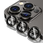 For iPhone 13/13 Mini Metal Camera Lens Glass Screen Protector - Aimall