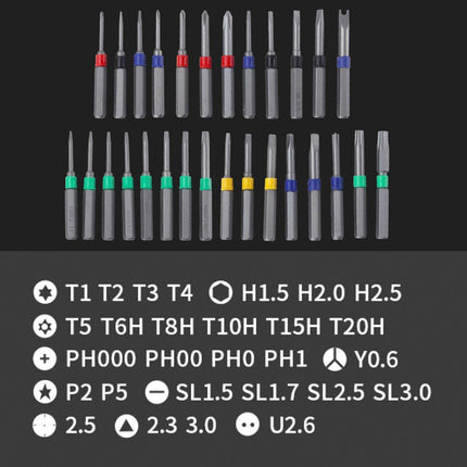 Multi-use Magnetic Precision Screwdriver Set Quick Change 31 in 1 Household Tool