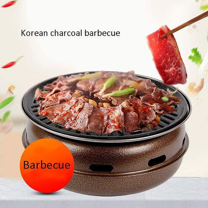 Multifunctional Charcoal Barbecue Grill Household Korean BBQ Grill Port - Aimall