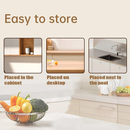 Kitchen Cabinet Storage Box Organizer with Divider Plate for Knife Fork Tabletop