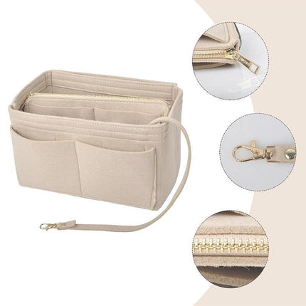 Felt Bag Purse Organizer Insert For Speedy 30,35 and Neverfull - Aimall