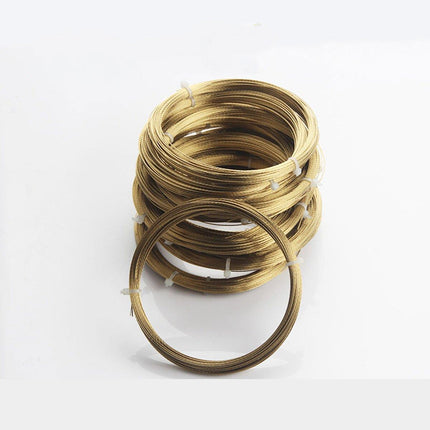 5 Rolls Automotive Glass Removal Tools Steel Wire Rope Disassembling Kit