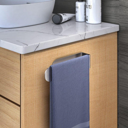 Stainless Steel Towel Bar Rack Bath Towel Holder Wall Mounted Bathroom Organizer