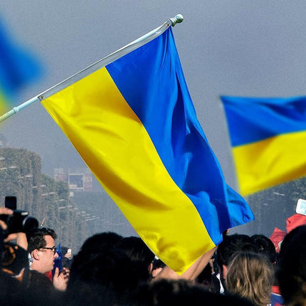 150x90cm Large Ukraine Flag 5*3FT Ukrainian National Outdoor Banner 2 Eyelets - Aimall