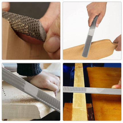 4 in 1 Woodworking File Set Multi Purpose Metal Rasp File DIY Hand Tool Kit